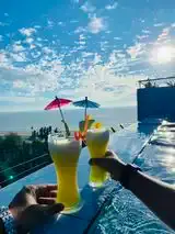 Fresh juices by the pool
